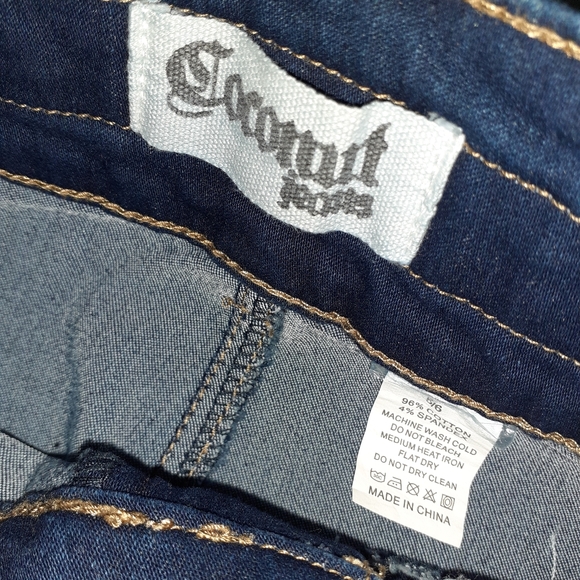 Dark Denim Jean Skirt - Picture 6 of 8